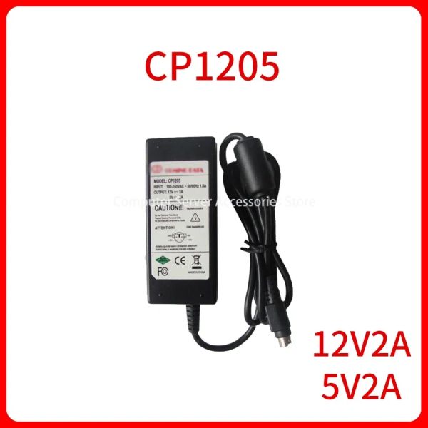 Adapter 12v2a 5v2a AC DC -Adapter -Ladegerät 6Pin CP1205 für kommende Daten tragbare Hardisk -Stromversorgungsleistung Original