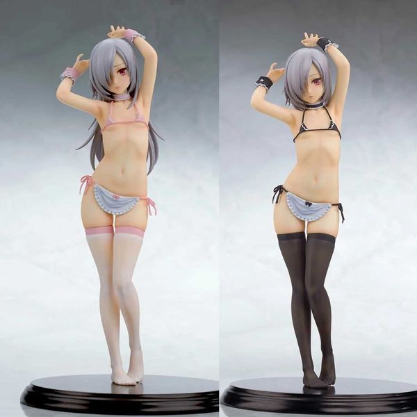 Actionspielzeugfiguren NSFW Q-SIX Japanische Anime sexy Mädchen Akeiro Kaikitan Velvet Langes Haar ver Pvc Actionfigur Hentai Collection Model Doll Spielzeug Geschenk Y240425fqk9