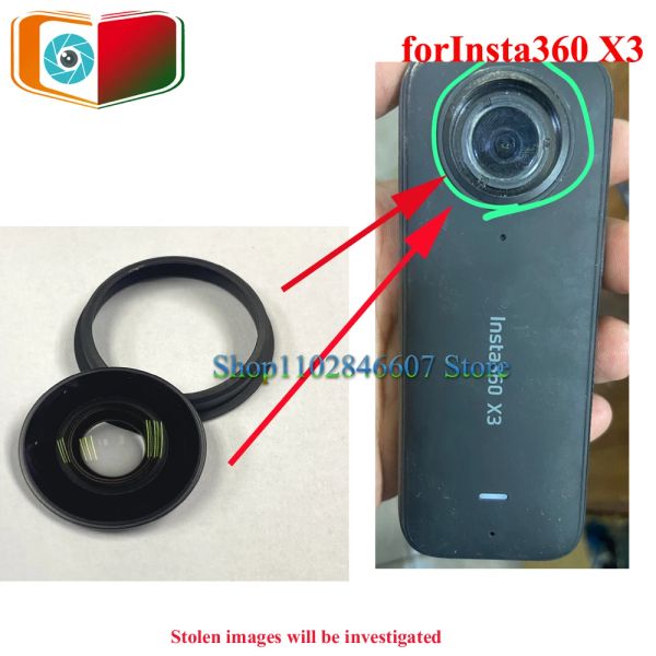 Teile neu für Insta360 x3 Modell Objektiv Frontglas Insta 360 Actionkamera Reparaturteil