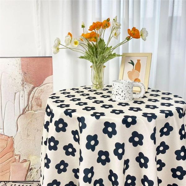 Tischtuch A158floral Tischdecke Ins Koreanischer Stil Retro -Picknick berühmte El Soft Clothing Pose Home Hintergrund Schreibtisch Kaffee Ta