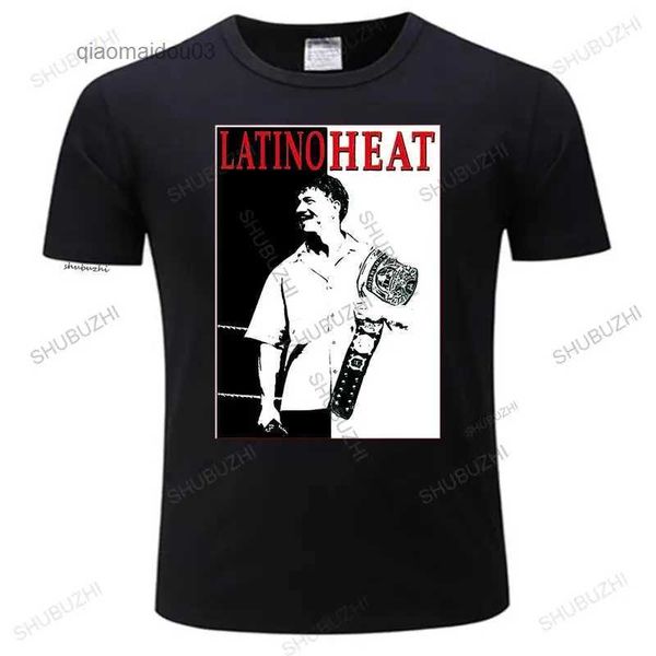 Camisetas masculinas Man Vintage Print Tshirs Eddi Guerrero Latino Heat Camise