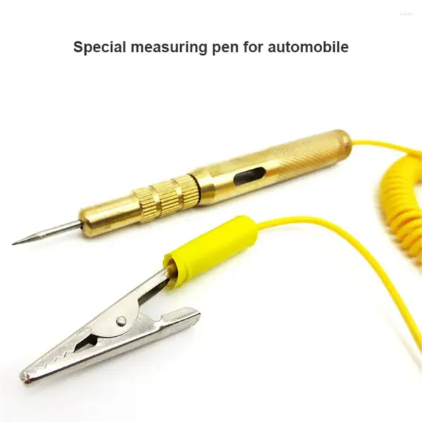 CAR Electrical Curith Test Pen Pen Copper Удобная и безопасная для переноски. Использование Точно без тепловых аксессуаров DC 6V-12V-24V