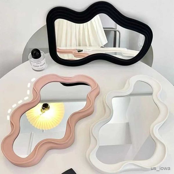 Spiegel 1PC Wandspiegel für Schlafzimmer Badezimmer Kawaii Make -up Mirror House Dekoration Wohnzimmer Dekoration Wohnkultur Großhandel