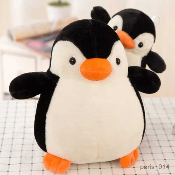 Animais de pelúcia de pelúcia 20 cm de desenho animado fofo pinguim boneca de pelúcia de pelúcia boneca de metralhadora para crianças para dormir meninas meninas anime kaii desenho animado