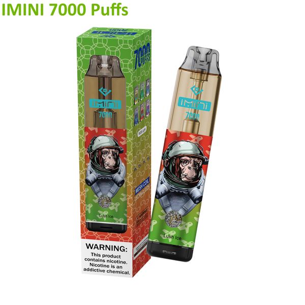 Heißverkauf 7000 Puffs Hindosible Vape 7k 8k Mak Starter Kit All in einer elektronischen Zigarettendampfer Tornado 7000 Puffs RM 7K Vape Tornado Mesh Spul Vape Pen Deutschland