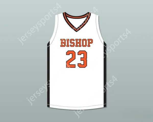 Custom Mens Youth/Kinder Bobby Freeze 23 Bischof Hayes Tigers Weiß Basketball Trikot Der Rückweg Top genäht S-6xl