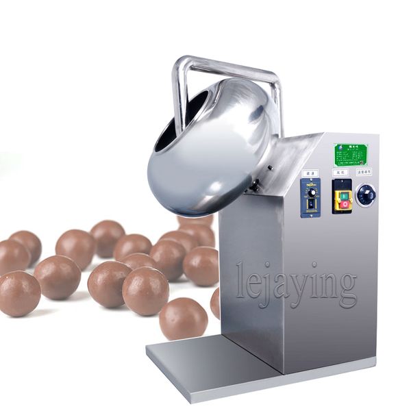 Elektrikli Fıstık Şeker Kaplama Makinesi Paslanmaz Çelik Çikolata Kapatıcı Yuvarlatma Film Kaplama Parlatma Makinesi