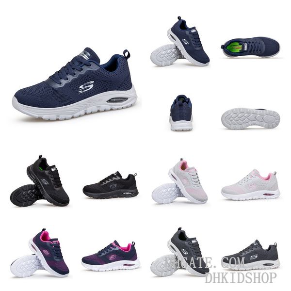 Sketchers Shoe Женщина дизайнерские кроссовки размер 12 Sketcher Man Light Go Walk Trainer Mens Mens White Grey Blue Blue Summer Athleisure кроссовки 227P70