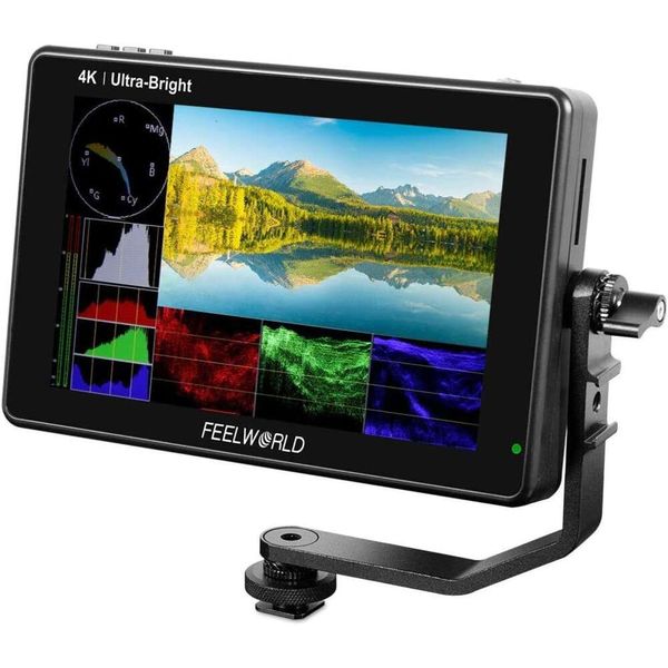 Verbessern Sie Ihr Filmemachen mit dem LUT7 Pro 7 Zoll Ultra Bright DSLR Camera Field Monitor - 3D -LUT, Touchscreen, HDR, Wellenform, 4K HDMI, F970 External Power Kit enthalten