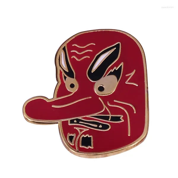 Spille Tengu Yokai Demoni Pin Cultura giapponese Weird Collection