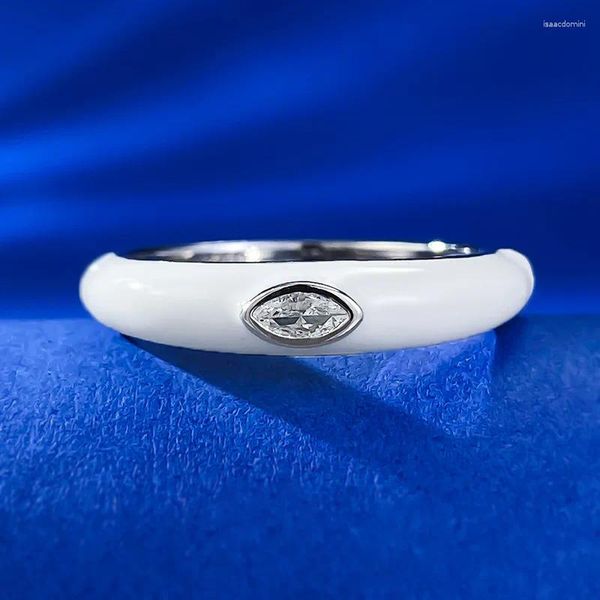 Кластерные кольца S925 можно сложить и носить с кольцом капель