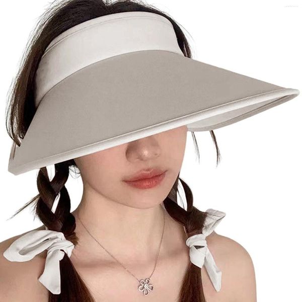 Beralar Unisex Sports Sun Visor UV Korumaları Seyahat Yürüyüş Plajı İçin Paketle Soğutma Yaz Şapkaları