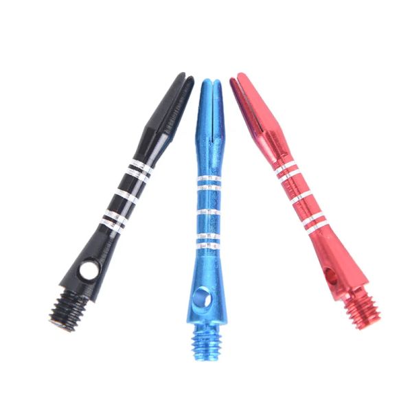 Darts 12pcs/Los Aluminiumlegierung Wellen 35 -mm -Aluminiumstammwellen 3 Farben Schwarz+Blau+rot 2Ba -Faden -Dart -Ersatz