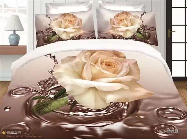 Set di biancheria da letto king size in stile occidentale set rosa di lusso 3d hd letto hd letto lino shee piumino cuscinetti di copertura 200x230 cm abiti da letto y9h