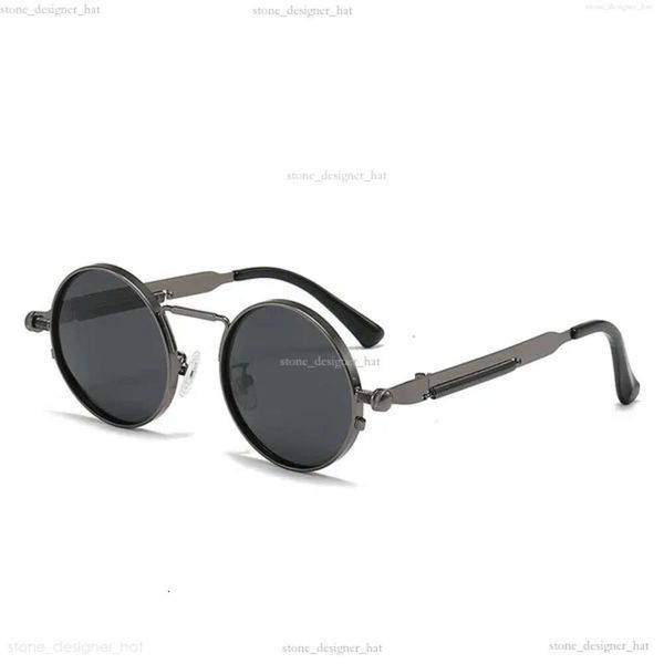 Sonnenbrille Kingseven hochwertige gotische Steampunk -Sonnenbrille Polarisierte Männer Frauen Marke Designer Vintage Round Metal Frame Sonnenbrille 7505