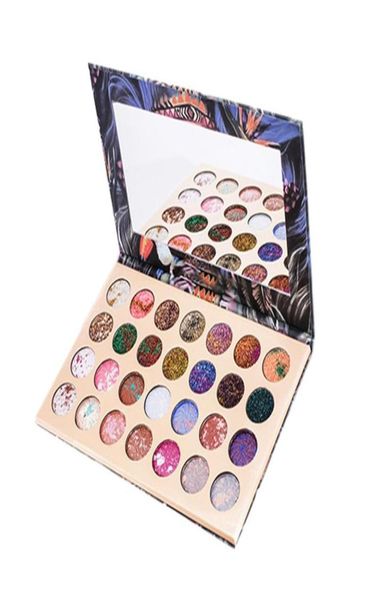 28 Farben Professionelles Make -up Lidschatten Palette Sets Frauen Schönheitskosmetik Kits Glitter Lidschatten Make -up Palette Box 16653248