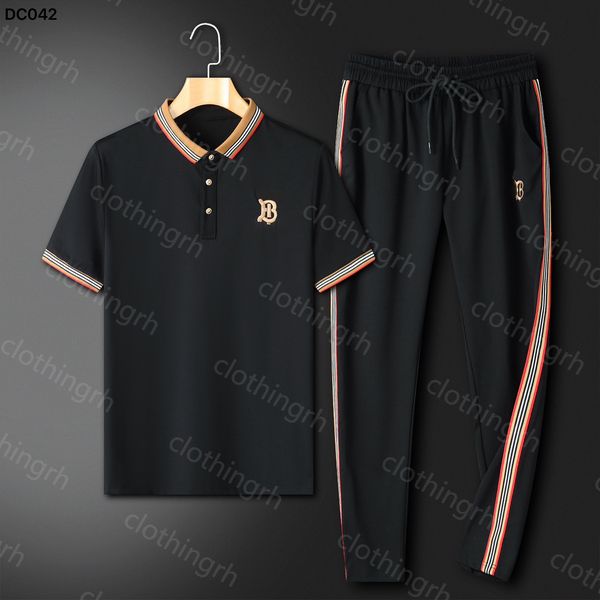 Designer de tracksuit masculino do traje de bbleisure para manga curta masculina 100% algodão preto shorts imprimem -se masculino para homens de marca masculina roupas de marca de homens