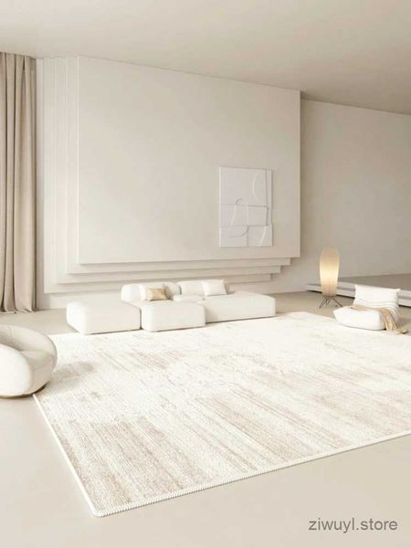 Teppiche französischer Stil Wohnzimmer Großer Bereich Dekorative Teppiche Beige Schlafzimmer Nachtte Teppichcreme Couchtisch minimalistische Garderobe Teppiche