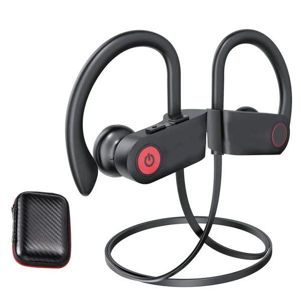 Cuffie cuffie bluetooth cuffie auricolari sportivi wireless con volume MIC HD Remoto Control IPX7 Aurnosca