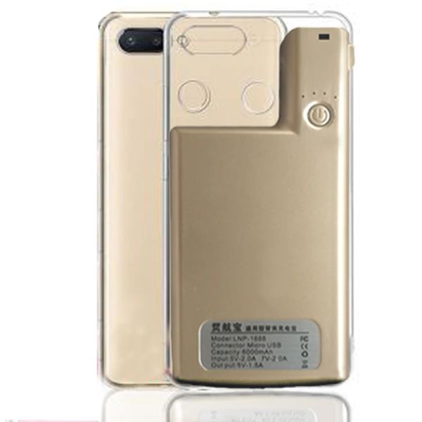 Casi per Xiaomi Redmi 6 Pro 6A Custodia a batteria Portable Power Bank Smart Battery Caricatore Case per Xiaomi Redmi 5 Plus 5A Coperchio di ricarica