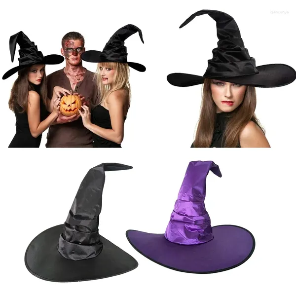 Forniture per feste Elegante cappello di Halloween All-Cosplay Props Dress Up Witch Wizard for Outdoor Christmas