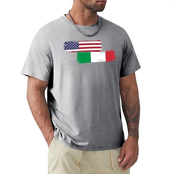 Мужские поло в итальянская американская гордовая краска для футболки таможенная дизайн вашего собственного индивидуального тройника аниме мужская одежда