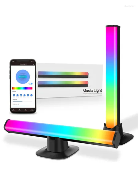 Tischlampen Smart Tuyaled Light Strip RGB vertikale Stehlampe Musik