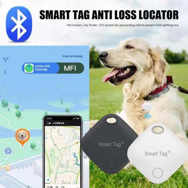 Alarme Smart Bluetooth GPS Tracker funciona com o meu aplicativo Antilost Lembrete Dispositivo para Localizador de Substituição de Tags para iPhone MFI Classificado