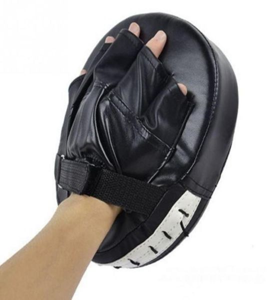 Sanda Martial Muay Thai Kick Kit Black Karate Training Mitt Focus Punch Pads Перчатки спарринг боксерские сумки Цель Whole2010551