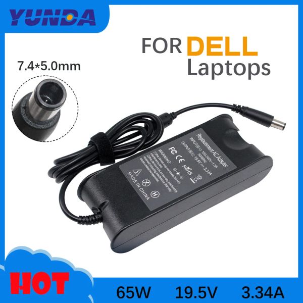 Ladegeräte 19,5 V 3.34A 65W PA12 AC -Adapter Ladegerät für Dell Inspiron 15 3520 3521 3531 3541 3542 3543 3537 7537 N5010 N5110 Laptop -Versorgung