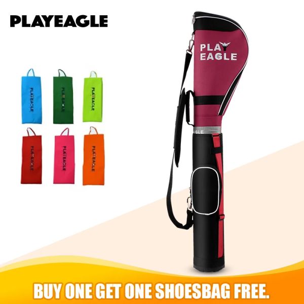Mochilas Playeagle à venda Nylon Golf Mini portátil de domingo portátil Saco de lápis para 5 ~ 8pcs Clubes Acessórios leves de aviação Caddy