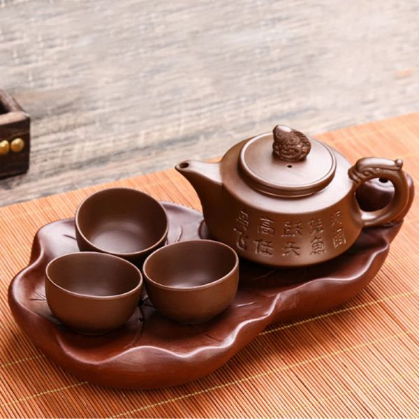 SCARPE ZISHA KUNG FU TEA TEA TEA SET TEA SET TEA TEA TEA DEL CASCHER TIPO DI PROGETTAZIONE DELLA BROBINA ASCOLTA TEA TEA TEAPAGGI