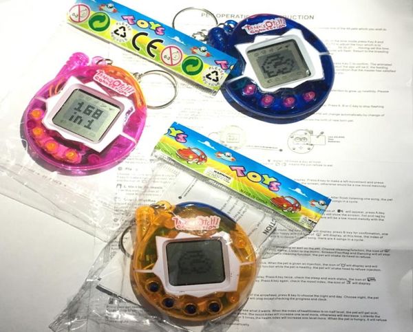 2017 Tamagotchi Pets Electronic Toys 90s 90 Pets nostálgicos 168 em um brinquedo virtual de animais de estimação Cyber 6 Tamagochi Penguins Toy2934254