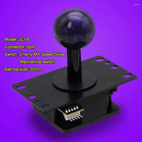 Controladores de jogo qanba gravidade arcade mecânica joystick eixos de alavanca silenciosa jov8s jcv8 acessórios rápidos peças diy