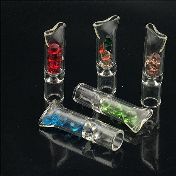 Glas Diamant Zigarette Shisha Halter Filter Tipps Stumpfe Rauchzubehör Großhandel