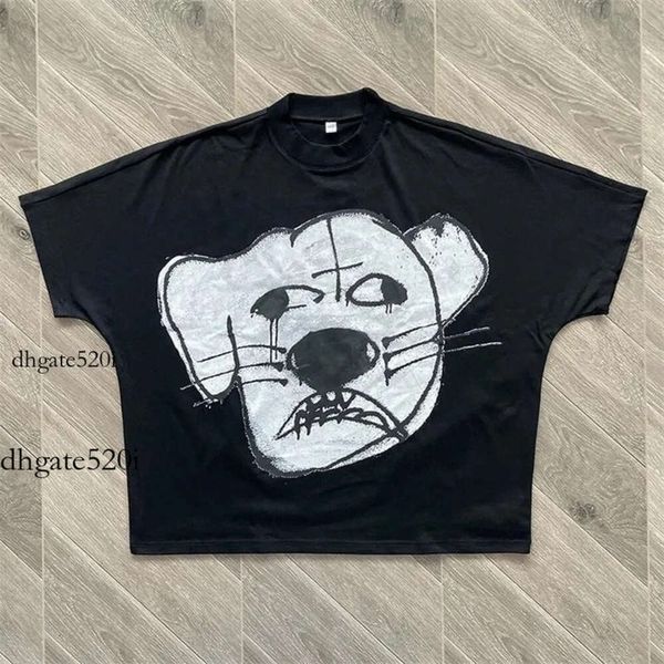 Blutosatire Billdog Designer T Shirt Marka Blutosatire Billdog Erkekler Ekstra Büyük Figür Hellstar Gömlek Eğlence Baskı Yüksek Yaka Y2K Hiphop Cehennem Sta