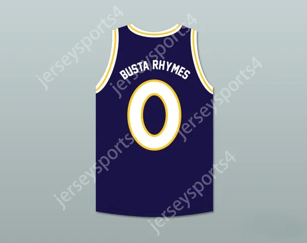 Nome personalizzato Youth/Kids Busta Rhymes 0 Monstars Basketball Basketball Jersey ha colpito EM High Top Top S-6XL.