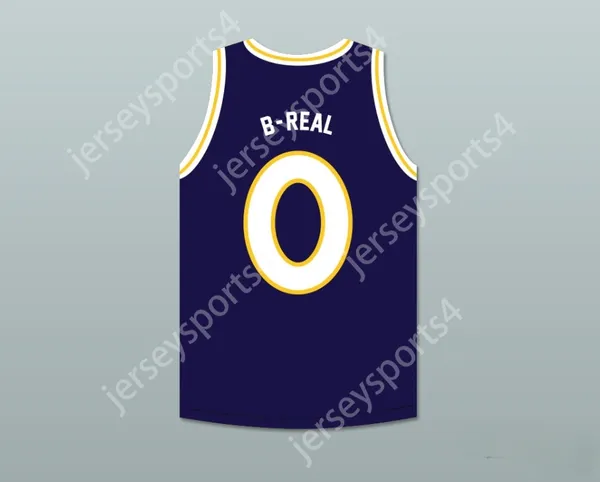 Nome personalizzato Mens Youth/Kids B-REAL 0 Monstars Basketball Basketball Jersey ha colpito EM High Top Top S-6xl