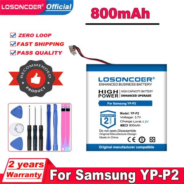 Аксессуары 800 мАч батарея для Samsung ypp2 ypp2h ypq1 ypq2 ypu2 ypu6 ypk3 ypz5 ypq3 player yp p2 Q2 q2 u2 u6 z5 Q5 Q3 Батарея Q3 Q3 Батарея