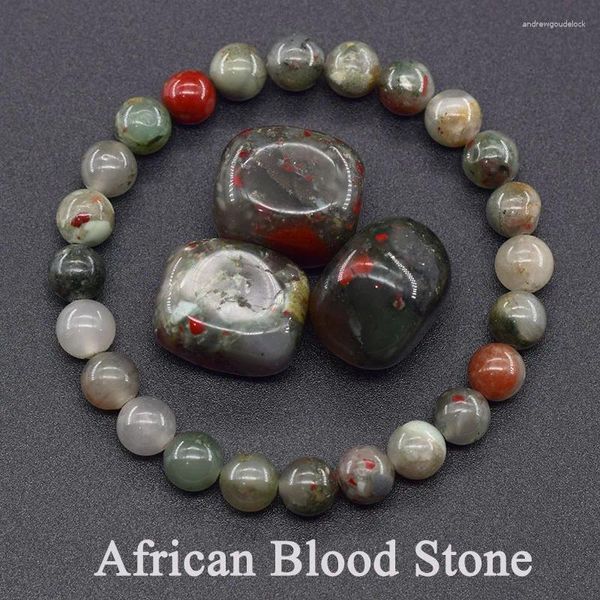 Bracelets de charme Africana de pedra de pedra africana Bread Mulheres Mulheres Promover circulação de energia de curativa de jóias alívio da pulseira pulseira pulseira de pulseira