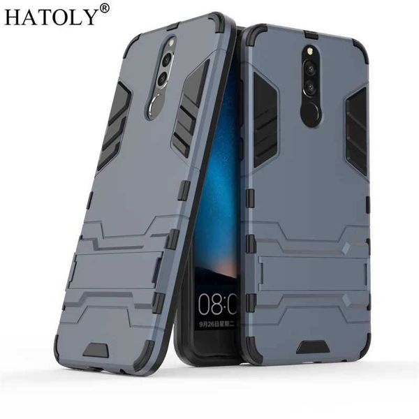 Casos de telefone celular para huawei mate 10 case lite robot armadura shell capa de telefone rígido para huawei mate 10 lite protetor de proteção para huawei mate 10 lite 240423