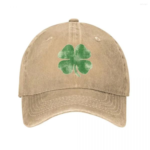 Ball Caps Vintage Shamrock para São Patrício Homem Mulheres Mulheres Baseball Capinho de Codsel de algodão angustiado Fashion Outdoor Snapback Chap