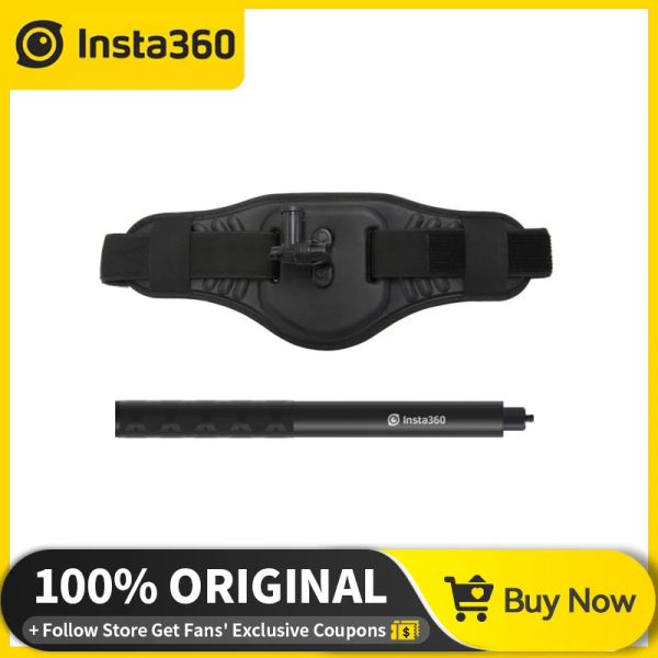 Sticks Insta360 Cintura alça/pacote de barras traseiras para um e um x Acessórios de câmera de ação esportiva para ciclismo de corrida BMX e motociclismo