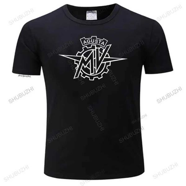 Männer T-Shirts MV Agusta Brutale Motor Black T-Shirt Männer coole T-Shirt S bis 5xl Runde Kragen Kurzes Slve T-Shirts Top T größerer Größe T240425