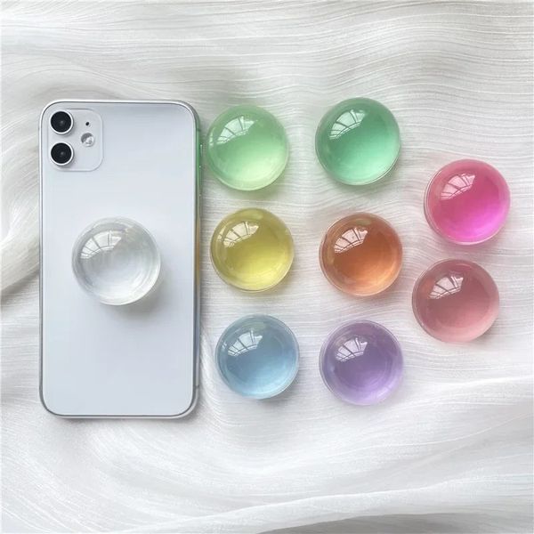 Luxury Laser Glitter Crystal Ball Crystal Grip TOK Thok Tedrers per iPhone per Samsung Support Telephone Bracket