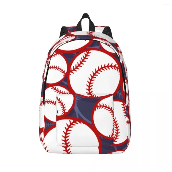 Backpack Baseball Softball Ball BASS UNISEX BAG da viaggio SCHOOLBAGBAG MOCHILA