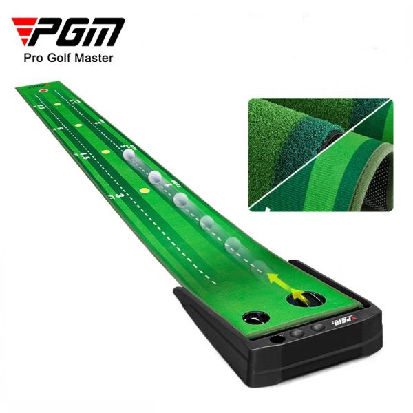 AIDS PGM Golf Metting Practice Mat Electric Ball Return Innoor per esterno Metti Golf Pad Trainer Equipaggiamento Aid Putter Trainer TL029