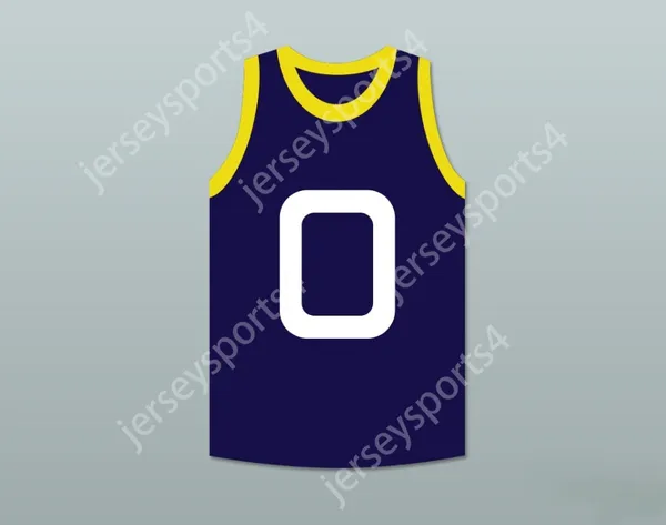 Nome personalizzato da uomo Youth/Kids Nawt 0 Monstars Dark Basketball Jersey Space Jam Cucite S-6XL S-6XL