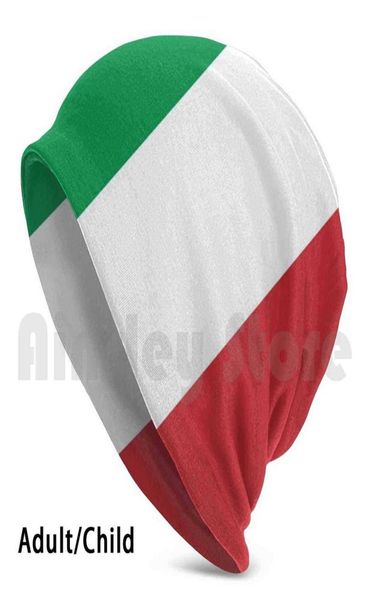 Италия Флаг Флаг Шагти вязаная шляпа хип -хоп Италия Итальянская Италия Рома Турин Сицилия Клуб Лацио Сэмпдория Y211114767089