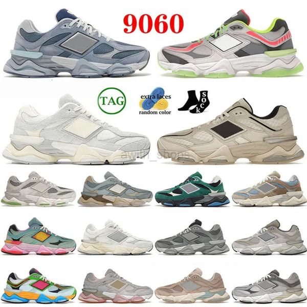 2023 ATHLETIC OG 9060 Tênis tênis de corrida homens balança mulheres chuva nuvem cinza mar tijolo de salão de madeira bodega idade de descoberta blue haze jjjjound treinadores 9060s jogging